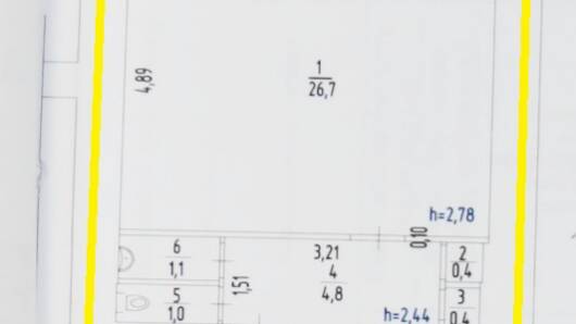 Сдам офисное помещение 34.4 м²