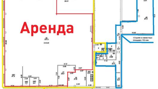 Сдам складское помещение 870 м²